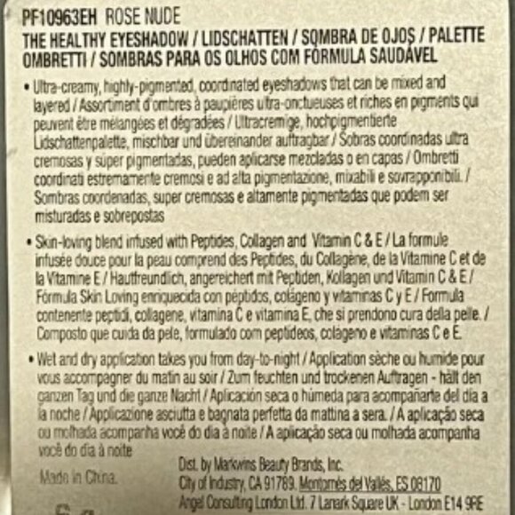 NWT Physicians Formula The Healthy Eyeshadow Palette - ROSE NUDE (Brown, blush) - Picture 6 of 6